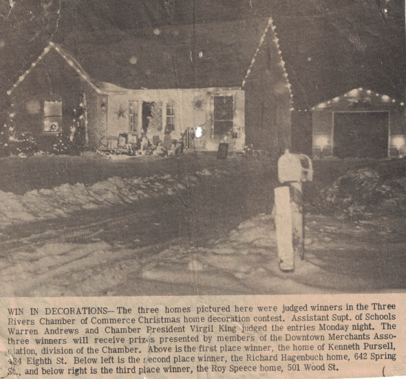 My old growing up xmas home